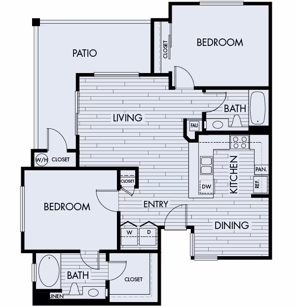 Park Sierra Plan 2C 0128 floor plan
